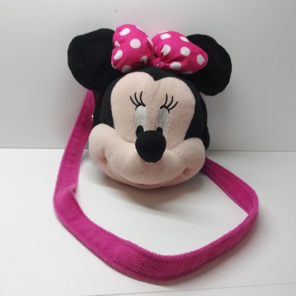 Disney Minnie Mouse Plush Purse Pink